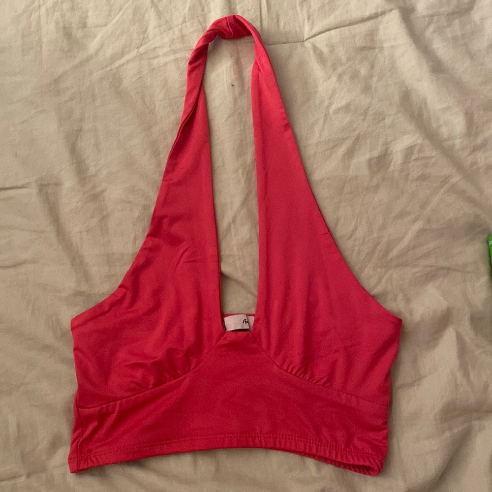 Adika Crop Top Pink Size: S